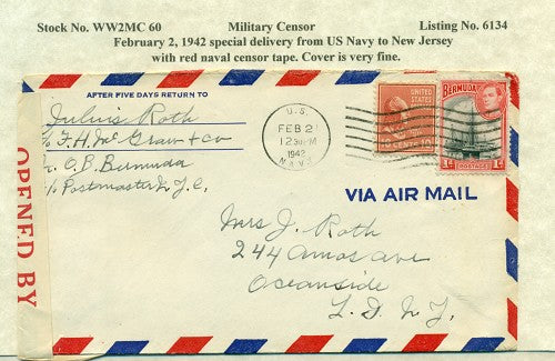 Military Censors us Censor Jun 27 1943 WW2MC 60