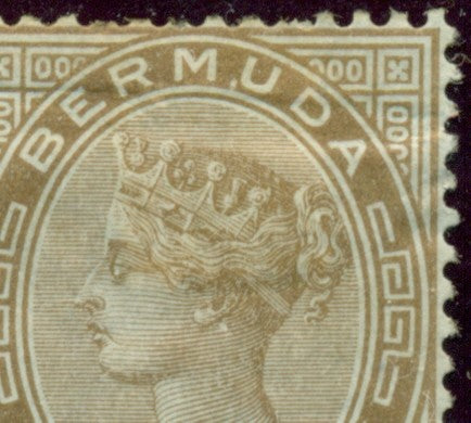 Queen Victoria Flaws Dot by 'u' SG-19 QVF 13