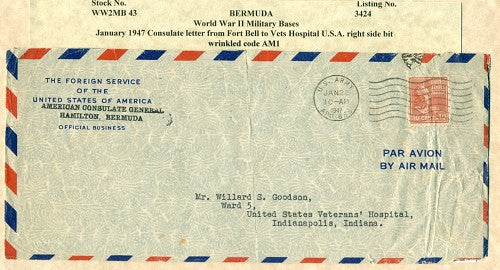 Cover from Bermuda CONSULATE