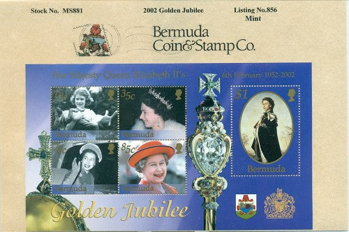 Souvenier sheet - Golden Jubilee