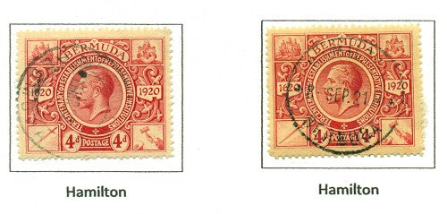 KGV & KGVI Cancels 1921 Tercentenary KGX 04A
