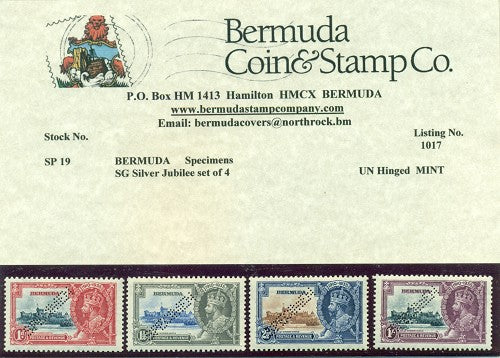 KG5 Silver Jubilee Specimens