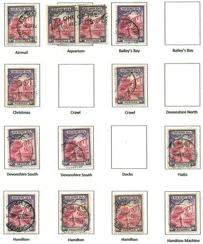 KGV & KGVI Cancels 1936 KGV Definitive KGX 07B