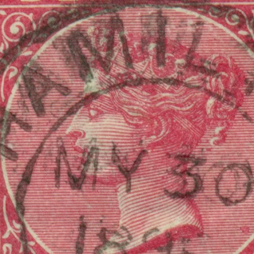 Queen Victoria Flaws Dot over eye SG-24a QVF 68 QVF 68