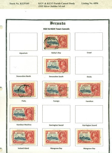 KGV & KGVI Cancels 1935 Silver Jubilee KGX 05