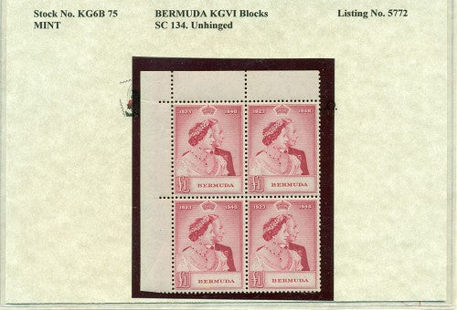 Block of KGVI KG6B 75