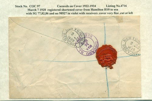 Caravels on Cover 1910-22, 97