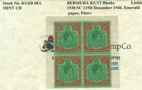 Block of KGVI KG6B 60A