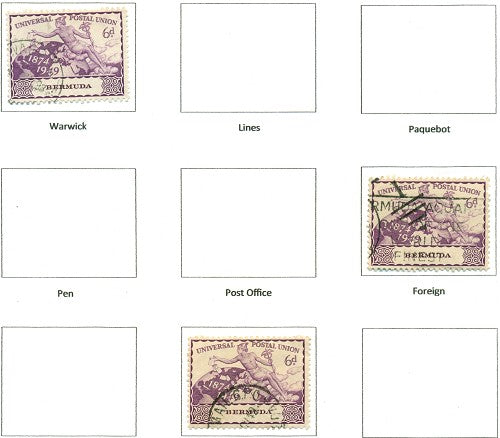 KGV & KGVI Cancels 1940s-1950s KGVI Commemoratives KGX 12A