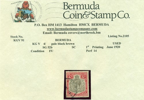 4/- First printing June 1920 - Deep