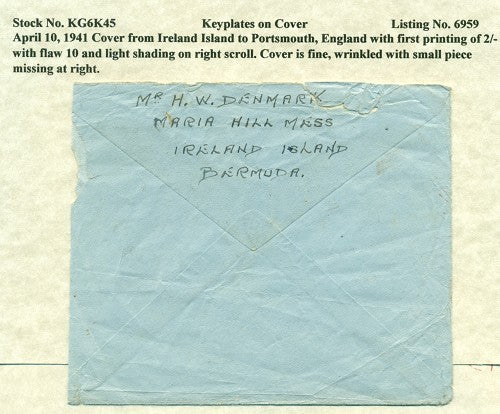 KGV & KGVI Keyplate Covers KG6K 45