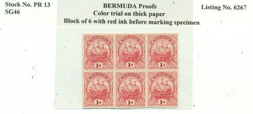 KGV 1 penny Proof PR13