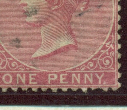 Queen Victoria Flaws Fat 'p' and dot after 'y' SG-24a QVF 58