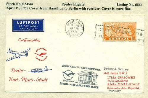 Special Air Flights 4/15/1958 SAF 44