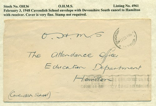 OHMS Cavendish School February 3, 1948