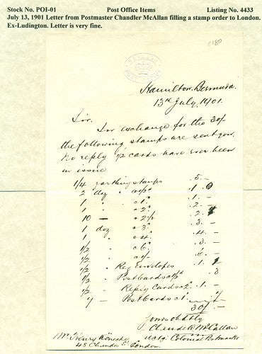Post Office Odds & Ends July 13, 1901