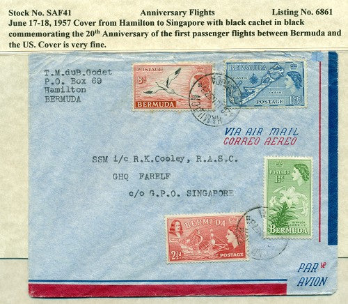Special Air Flights June 17-18, 1957 SAF 41