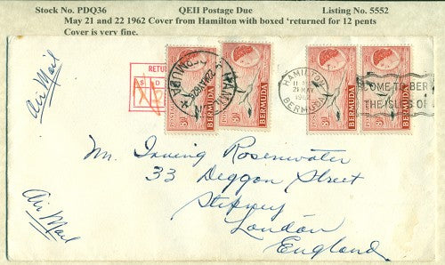 Postage Due QEII PDQ 36