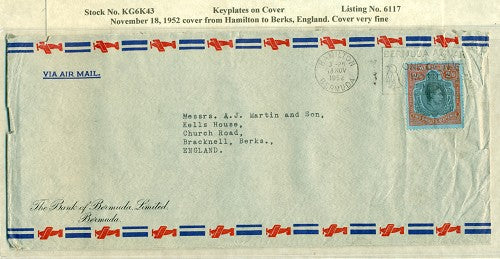 KGV & KGVI Keyplate Covers KG6K 43