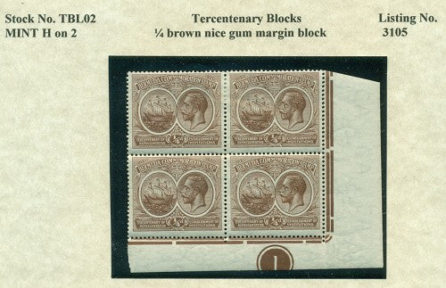 1/4 d brown - mint