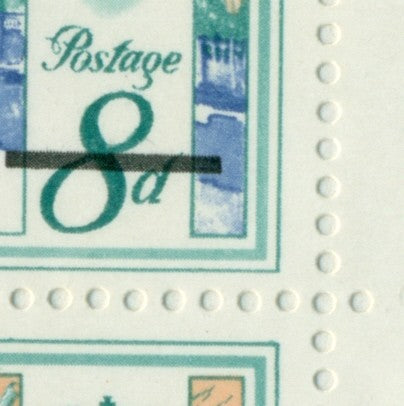 QV-QEII Flaws on Cover April 7, 1970 retouch QFC 61