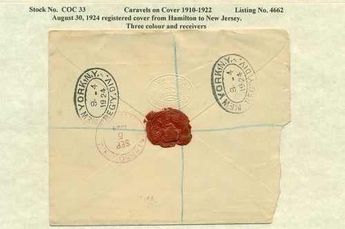 Caravels on Cover 1910-22, 33