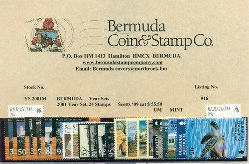 Year Set 2001 mint