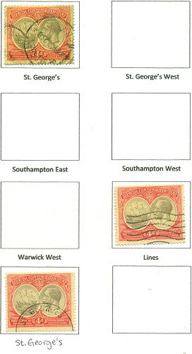 KGV & KGVI Cancels 1920 Tercentenary KGX 02A