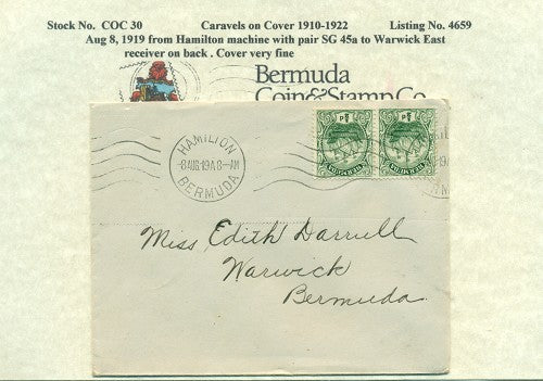 Caravels on Cover 1910-22, 30