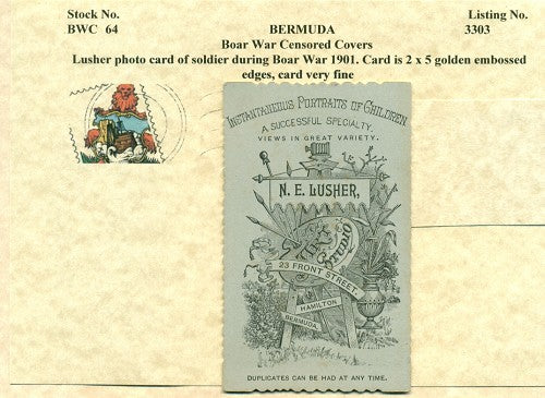 1901 Lusher photo card 1901
