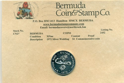 1972 Royal Wedding $1 proof