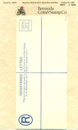 1912 Reg.Env.KGV 2d long