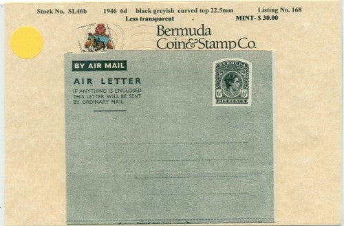 1946 6d black grayish