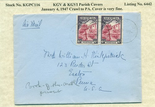 KGV & KGVI Parish Covers Crawl January 4, 1947 KGPC 116