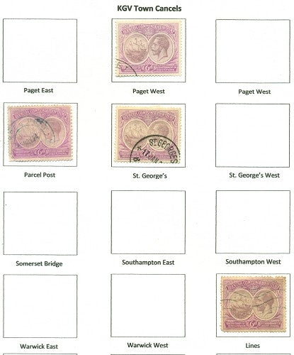 KGV & KGVI Cancels 1920 Tercentenary KGX 02A