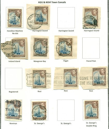 KGV & KGVI Cancels 1938 KGVI KGX 11