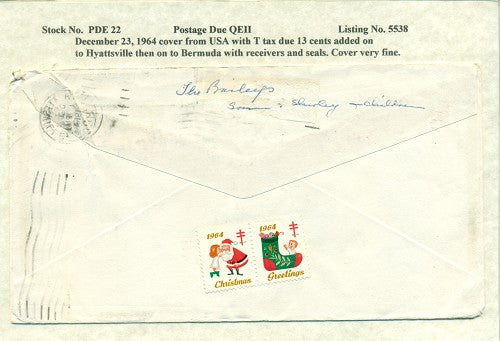 Postage Due QEII PDQ22