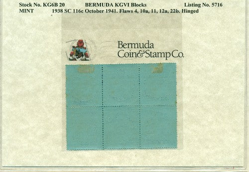 Block of KGVI KG6B 20
