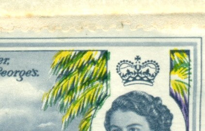 QV-QEII Flaws on Cover October 1, 1967 yellow-green shift QFC 45