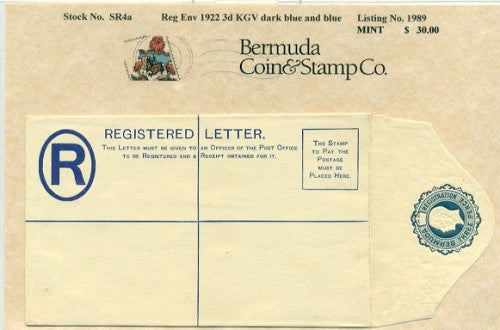 1912 Reg.Env.3d KGV -SR4a