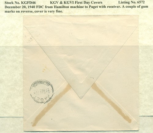 FDC 12/20/1940 KG6C 46