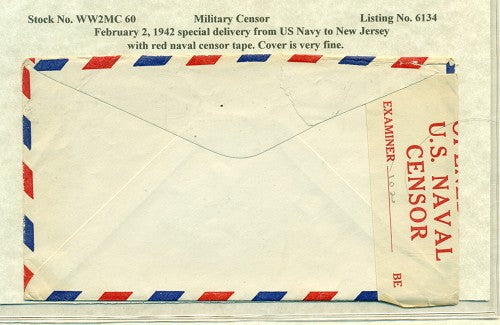 Military Censors us Censor Jun 27 1943 WW2MC 60