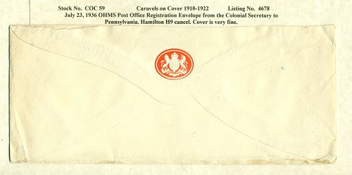 Caravels on Cover 1910-22, 59