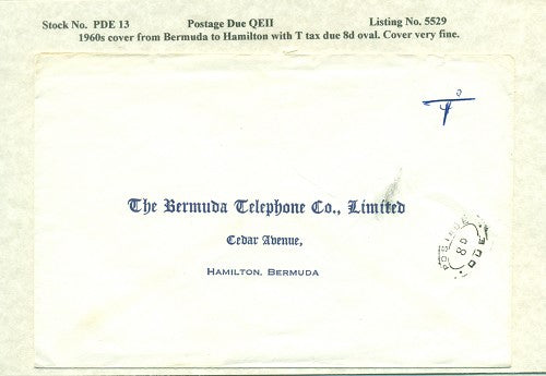 Postage Due QEII PDQ13