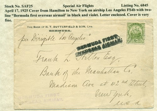 Special Air Flights 4/17/1925 SAF 25