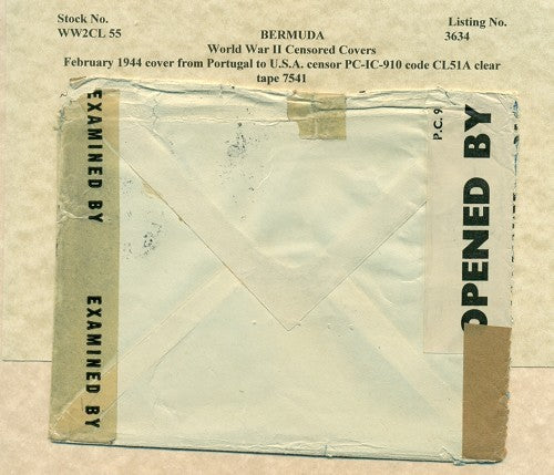 Censor Label PC90-910 DOUBLE CENSOR PORTUGAL