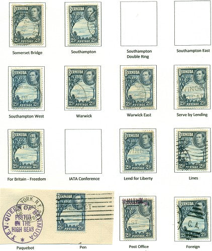 KGV & KGVI Cancels 1938 KGVI Definitive KGX 09