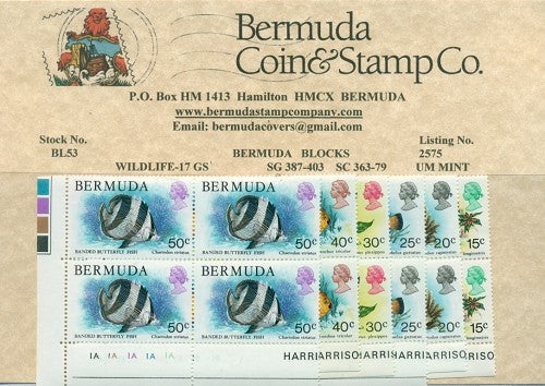 1979 Wildlife set of 17