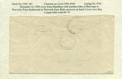 Caravels on Cover 1910-22, 107