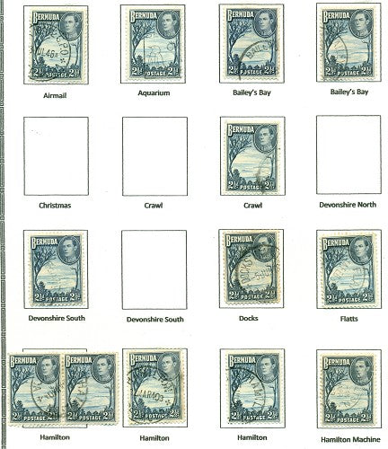 KGV & KGVI Cancels 1938 KGVI Definitive KGX 09